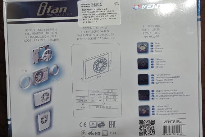 Išmanus oro-drėgmės šalintojas duše,tualete-0