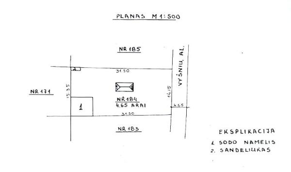 PARDUODAMAS SODO NAMELIS SU ŽEMĖS SKLYPU – TIČKŪNAI, PANEVĖŽIO R.-6