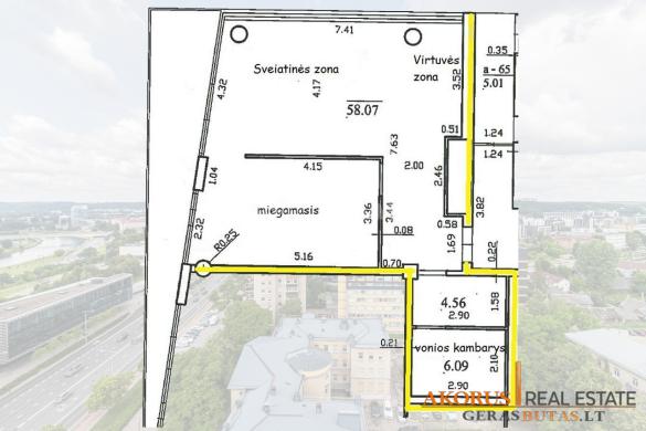 Gerasbutas.lt - Butas/Ofisas Europos dangoraižyje, 14 aukštas-0