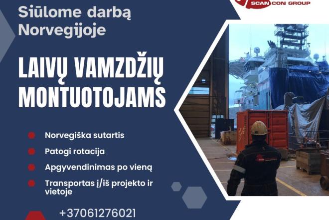 Peojektas Norvegijoje-  laivų vamzdžių montavimas-0