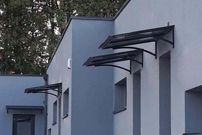 STOGELIŲ gamyba ir montavimas virš DURŲ, BALKONŲ, GARAŽŲ, TERASŲ-0