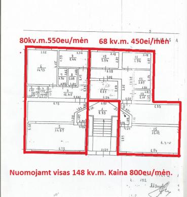 Nuomojamos 148 kv.m. Patapos Tiltų g. Klaipėdoje-6