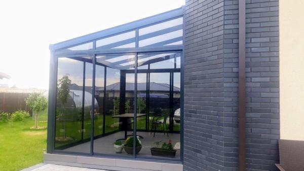 Aliuminio stoginės su integruota vandens nubėgimo sistema-0