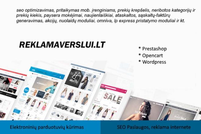 Elektroninių parduotuvių kūrimas-0