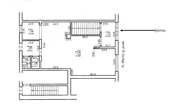 Parduodam 203 kv.m., patalpos H.Manto g. Klaipėdoje. Galima išperkamoji nuoma-1