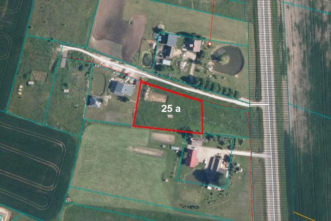 25 a namų valdos sklypas Ūtos k.-0