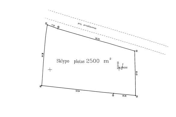 25 a namų valdos sklypas Ūtos k.-1