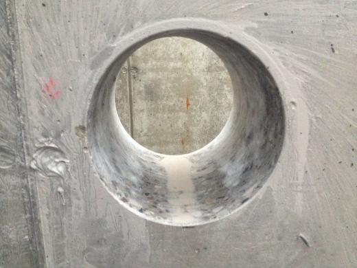 Gręžiame skyles vėdinimui,kanalizacijai,įvadams.-3