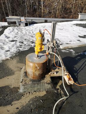 Gręžiame skyles vėdinimui,kanalizacijai,įvadams.-6