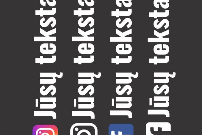 Soc. tinklų lipdukai automobiliams -  Lipdukai24.lt-0