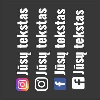 Soc. tinklų lipdukai automobiliams -  Lipdukai24.lt-0