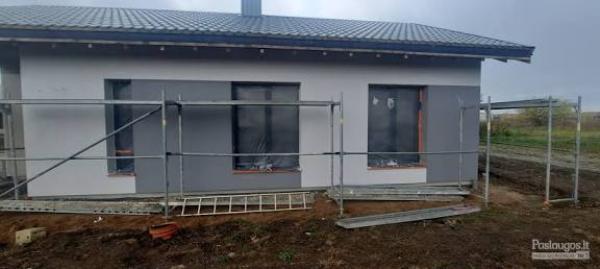 Fasado armavimas ir dekoratyvinio tinko darbai 0605 06360-6