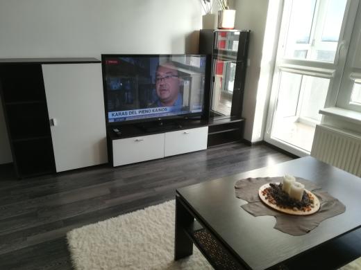 Išnuomojamas naujame name 2-jų kamb.butas Dragūnų kvartale-7