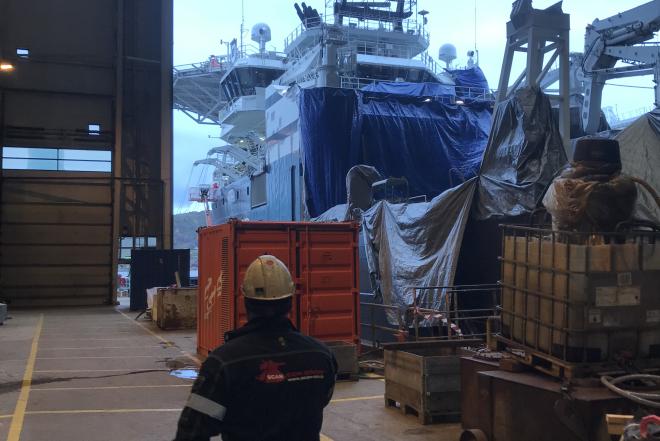 Projektas Norvegijoje -  pastolių montavimas-0