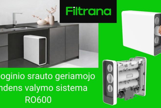 Tiesioginio srauto geriamojo vandens valymo sistema RO600-0