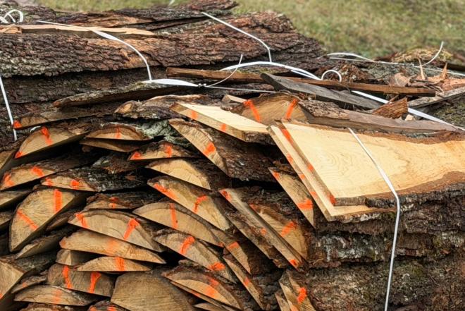 Uosio, ąžuolo atraižos (malkos)-0