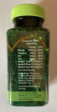 Žuvų taukai iš Norvegijos 144 kapsl.-2