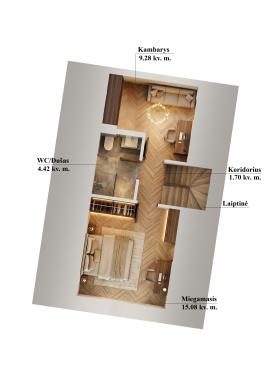 Parduodamas naujos statybos butas Gargždų miesto parke!-5