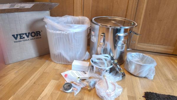 Naujas 30L distiliatorius – pilnas komplektas, paruoštas naudojimui!-0