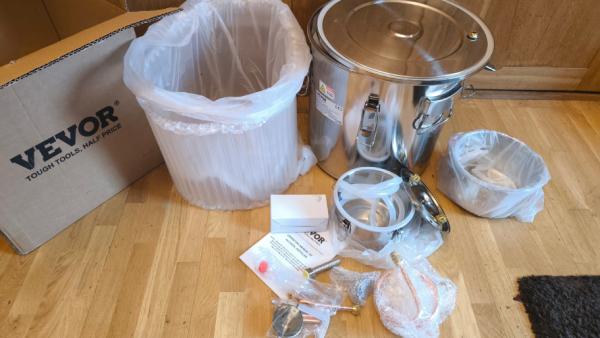 Naujas 30L distiliatorius – pilnas komplektas, paruoštas naudojimui!-1