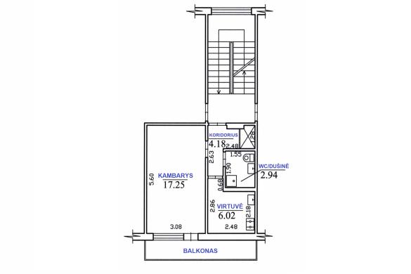 Jaukus 1 kamb. butas renovuotame name-7
