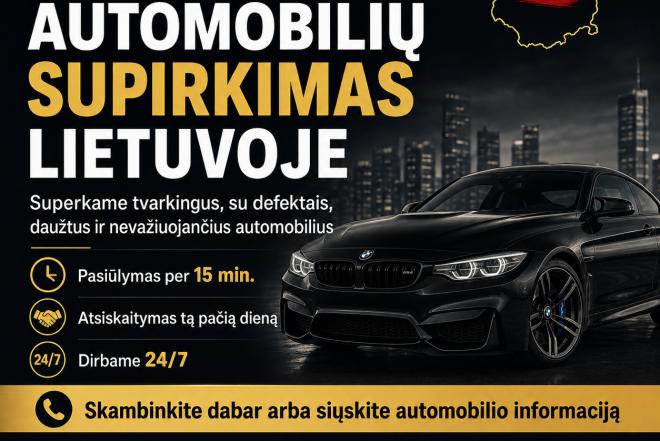 AUTOMOBILIŲ SUPIRKIMAS 24/7 LIETUVOJE-0