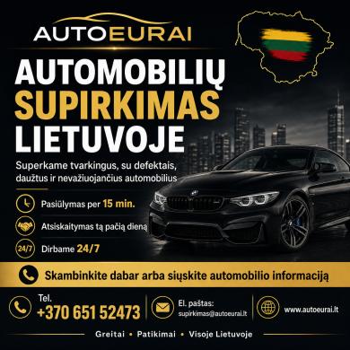 AUTOMOBILIŲ SUPIRKIMAS 24/7 LIETUVOJE-0