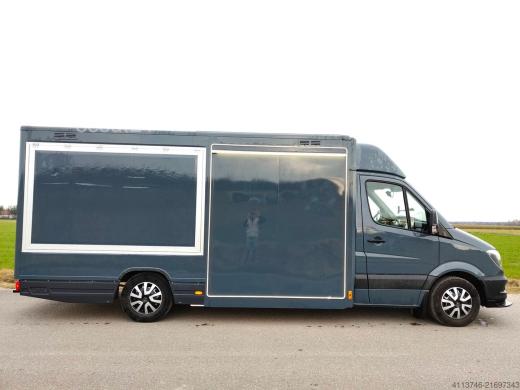 Mercedes Sprinter“ maisto sunkvežimis, aukščiausios kokybės nerūdijančio plieno konstrukcija, 2012 m., 135 000 km, parduodamas arba nuomojamas-14