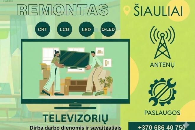 Televizorių ir antenų remontas Šiauliuose-0