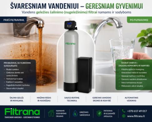 Vandens geležies šalinimo / nugeležinimo filtras namams-0