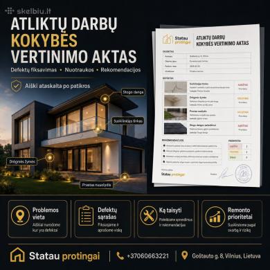 ATLIKTŲ DARBŲ KOKYBĖS VERTINIMO AKTAS-5