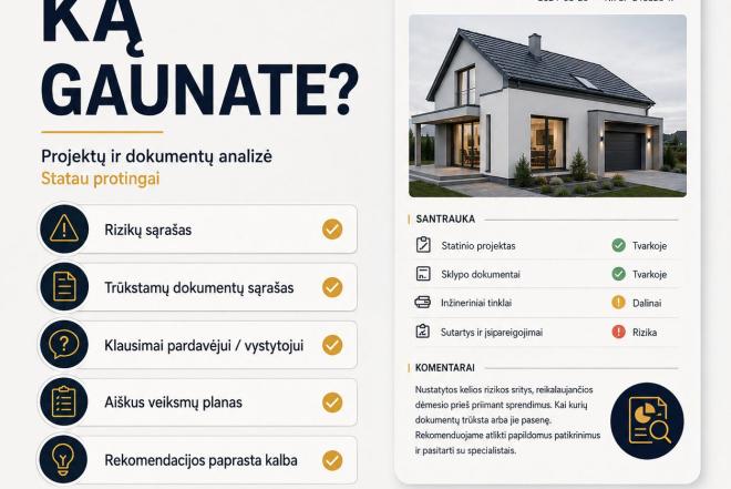 PROJEKTŲ IR DOKUMENTŲ ANALIZĖ PRIEŠ PERKANT BŪSTĄ-0