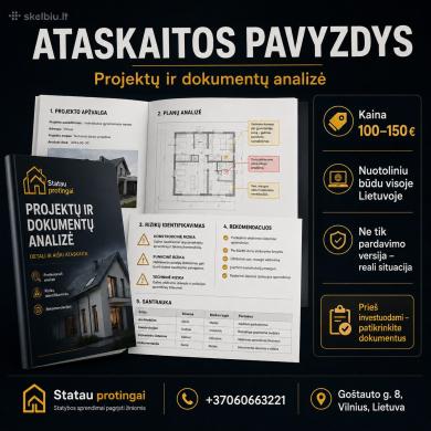 PROJEKTŲ IR DOKUMENTŲ ANALIZĖ PRIEŠ PERKANT BŪSTĄ-5