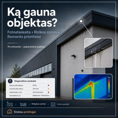 Plokščių stogų ir fasadų pratekėjimų diagnostika-4