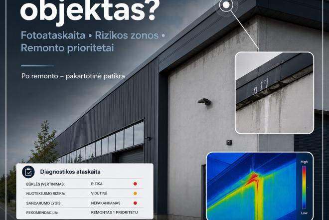 Plokščių stogų ir fasadų pratekėjimų diagnostika-0