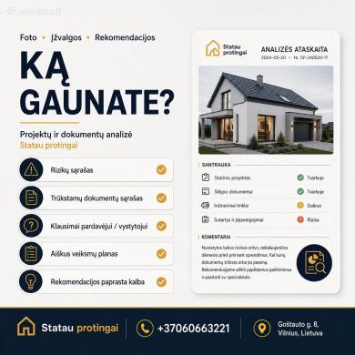 PROJEKTŲ IR DOKUMENTŲ ANALIZĖ PRIEŠ PERKANT BŪSTĄ-4