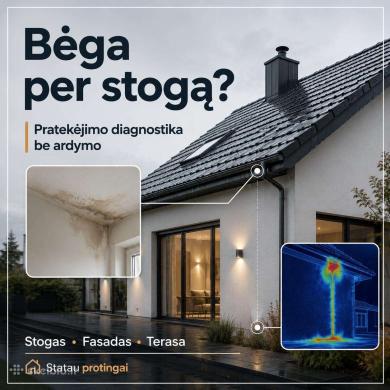 Bėga per stogą? Pratekėjimo diagnostika be ardymo-2