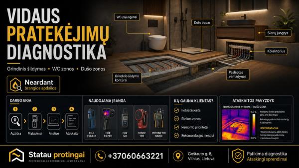 Grindinio šildymo, san. mazų pratekėjimų paieška-2