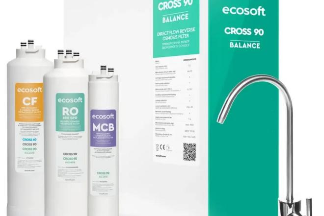 Ecosoft CROSS 90 Balance tiesioginio srauto geriamojo vandens sistema-0