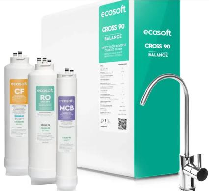 Ecosoft CROSS 90 Balance tiesioginio srauto geriamojo vandens sistema-2