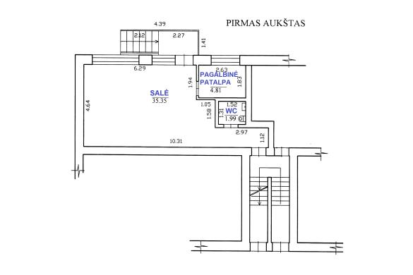 Įrengtos patalpos centre, šalia turgaus-7