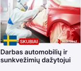 Automobilių ir sunkvežimių dažytojas – darbas Švedijoje (1945)-0