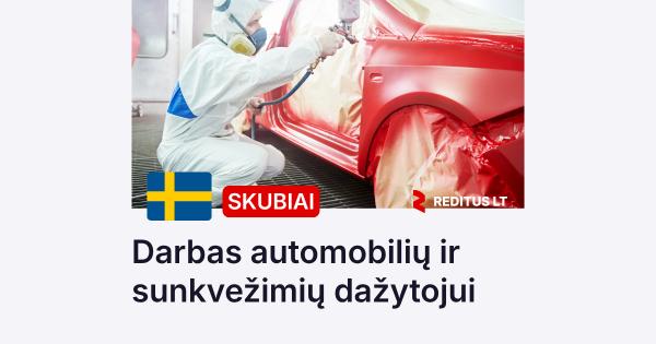 Automobilių ir sunkvežimių dažytojas – darbas Švedijoje (1945)-0