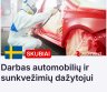 Automobilių ir sunkvežimių dažytojas – darbas Švedijoje (1945)-0