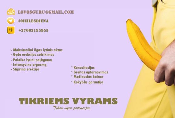 Įvairus SEX preparatai vyrams Vilniuje ir visoje LT-0