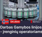 Gamybos linijos - įrenginių operatorius – darbas Norvegijoje (2089)-0