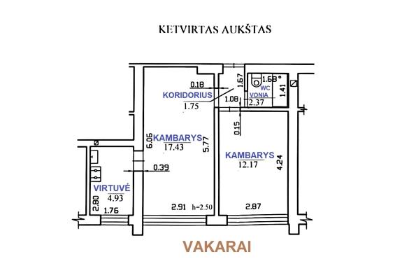 Jaukus 2 kambarių butas Staniūnų g.-7