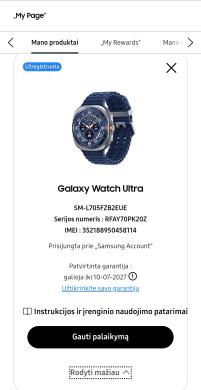 Samsung Galaxy watch ultra (2025) Lte Titanium 47-1
