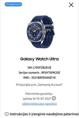 Samsung Galaxy watch ultra (2025) Lte Titanium 47-2