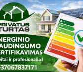 Skubiai energinio naudingumo sertifikatas visoje Lietuvoje per 24 val-0